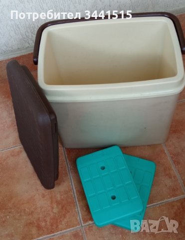 Хладилна чанта кутия с 2 с големи охлаждащи елемента - неползвана , снимка 2 - Хладилни чанти - 40651783