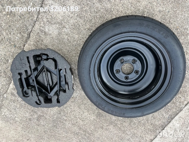 Резервна джанта с гума - патерица с крик за Хюндай и Киа / Hyundai Kia, снимка 2 - Гуми и джанти - 54018832