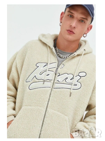 яке/ суитчър Karl Kani Varsity Teddy. размер  XS, снимка 4 - Якета - 53878693