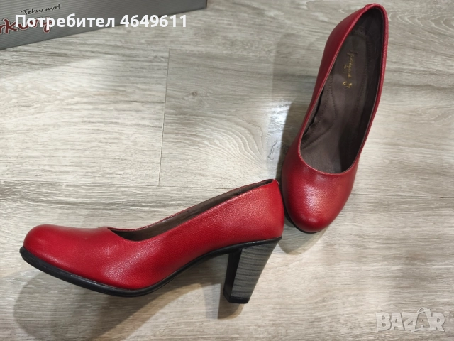 нови обувки от естествена кожа, снимка 2 - Дамски обувки на ток - 52406378