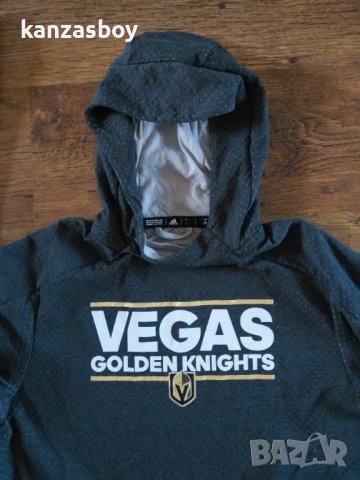 adidas Vega Golden Knights Nwt - страхотно мъжко горнище КАТО НОВО, снимка 3 - Спортни дрехи, екипи - 42784642