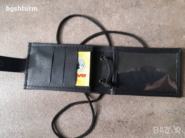 КАЛЪФ КОЖЕН ЗА ДОКУМЕНТИ И ПОЛИЦЕЙСКА ЗНАЧКА, снимка 3 - Оборудване и аксесоари за оръжия - 38379507