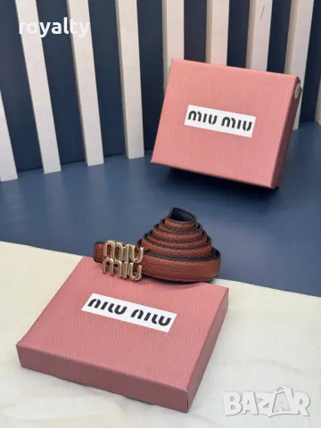 Miu Miu естествена кожа колани , снимка 10 - Колани - 49478738