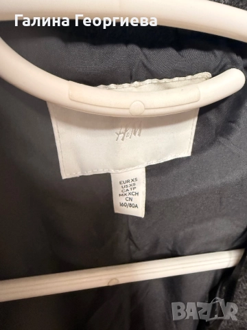 Сиво свободно палто на H&M, снимка 3 - Палта, манта - 52573018