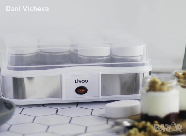 Livoo - Машина за кисело мляко и сирене DOP156, снимка 7 - Кухненски роботи - 52872071