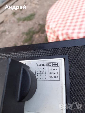 Стар шалтер,включвател,изключвател Holec, снимка 4 - Други ценни предмети - 30014450