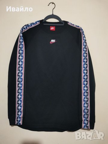 NIKE SPORTSWEAR TAPED LONGSLEEVE. , снимка 1 - Блузи - 39827670