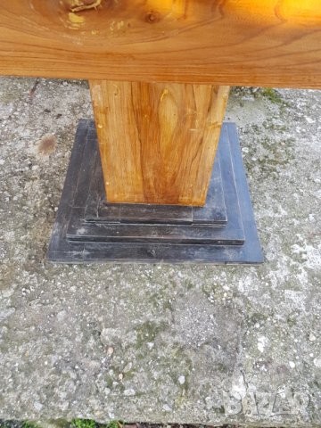 Стара маса направена от бряст, снимка 3 - Антикварни и старинни предмети - 35458046