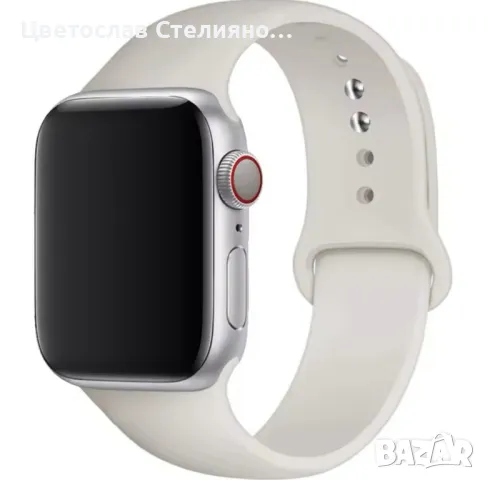 Силиконови каишки - Apple Watch 6, 7, 8, 9, SE - 42, 44, 45 мм., снимка 3 - Смарт гривни - 48928532