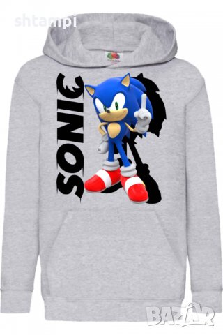 Детски Суитчър/Суитшърт Sonic 03,Соник,Игра,Подарък,Изненада,Забавление,Рожден Ден, снимка 2 - Детски анцузи и суичери - 38329083