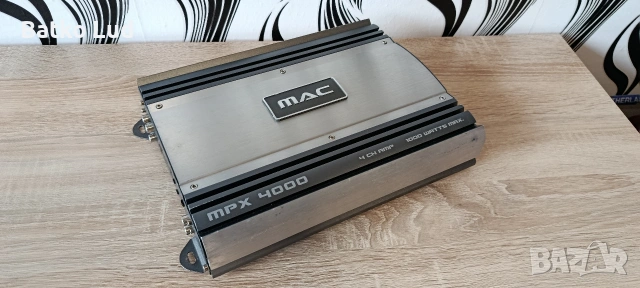 Усилвател Mac Audio MPX 4000, снимка 8 - Ресийвъри, усилватели, смесителни пултове - 54244087