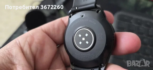 *ОТЛИЧЕН* Смарт Часовник Samsung Galaxy Watch (DC38, SM-R810), зарядно, снимка 6 - Смарт часовници - 56096238
