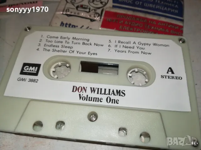DON WILLIAMS-ORIGINAL TAPE 2212241014, снимка 2 - Аудио касети - 48431076