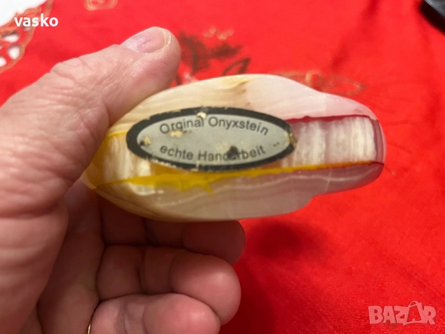 Стар оникс-лебед, снимка 5 - Антикварни и старинни предмети - 52914328