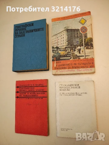 Граждански процесуален кодекс. И други нормативни актове по граждански процес - Сборник (1983)
