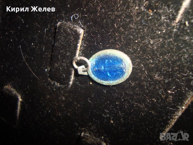 МИНИАТЮРНА СТАРА КАТОЛИЧЕСКА ДВУСТРАННА ИКОНА ЕМАЙЛИРАНА РЯДКА 24810, снимка 6 - Антикварни и старинни предмети - 34528736