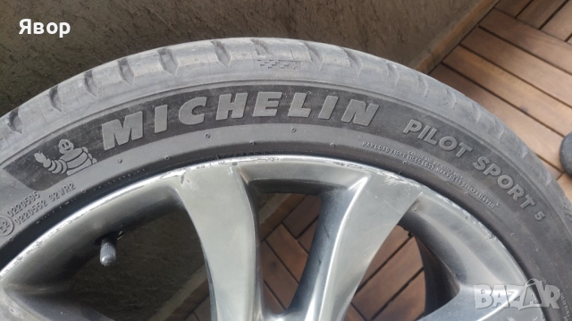 Оригинални джанти 19" Мазда 6, CX 3, CX 5, CX 9 с перфектни летни Michelin Pilot Sport 5 DOT: 3622, снимка 12 - Гуми и джанти - 52423171