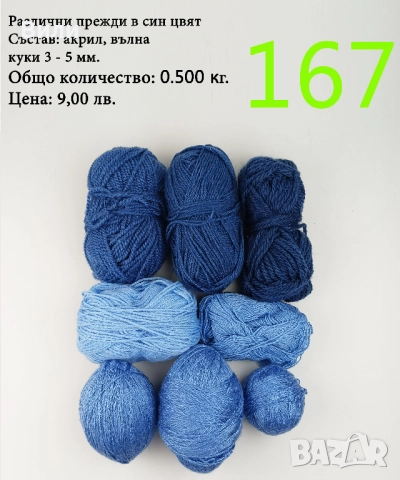 Евтини прежди в малки количества - нови и остатъци , снимка 6 - Други - 52042403