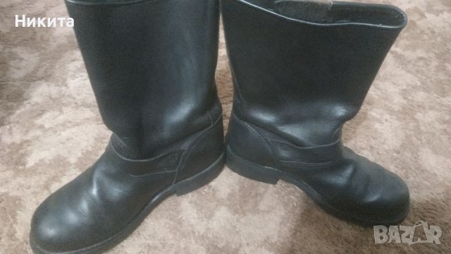САТ-ботуши от естествена кожа 40 номер, снимка 3 - Мъжки ботуши - 39328594