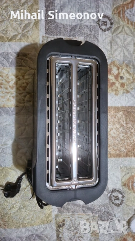 IKICH тостер за 4 филийки, неръждаема стомана, екстра широк тостер с 4 дълги слота., снимка 2 - Тостери - 53288835