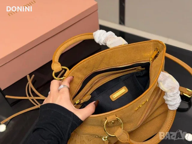 Miu Miu Belair Дамска чанта, кожа, снимка 4 - Чанти - 55975145