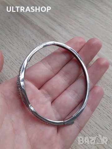 НОВА Уникална сребърна гривна 16.6грама, снимка 16 - Гривни - 27314100