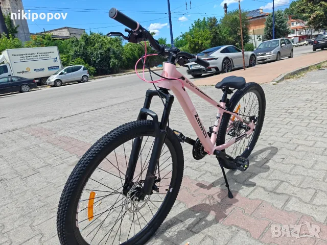 X Алуминиев велосипед 26" ZENITH розов, снимка 6 - Велосипеди - 56530286