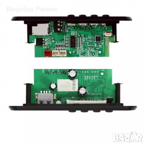 MP3 плеър 2 х 25W/6V - 18V/ BT 5.0 модул за вграждане SD card/USB/FM//AUX/Rec/Call, снимка 8 - MP3 и MP4 плеъри - 31308840