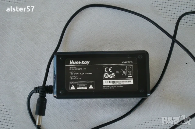 Адаптер Hunt Key 12V,4A- mod.HKA04812040-7D, снимка 3 - Други - 50735412