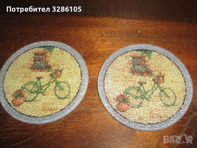 подложки за чаши от стъкло, снимка 2 - Сервизи - 37542252