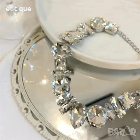 тежко колие с камъни , снимка 2 - Колиета, медальони, синджири - 55752726