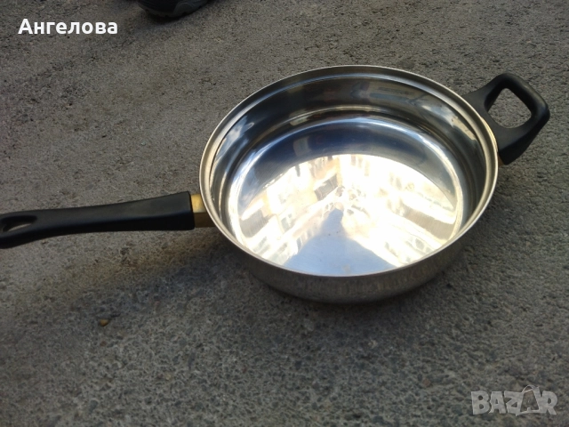Тенджера под налягане и тиган, снимка 5 - Съдове за готвене - 51734302