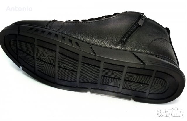 Мъжка бота 1277 в черно, снимка 4 - Мъжки боти - 39490362