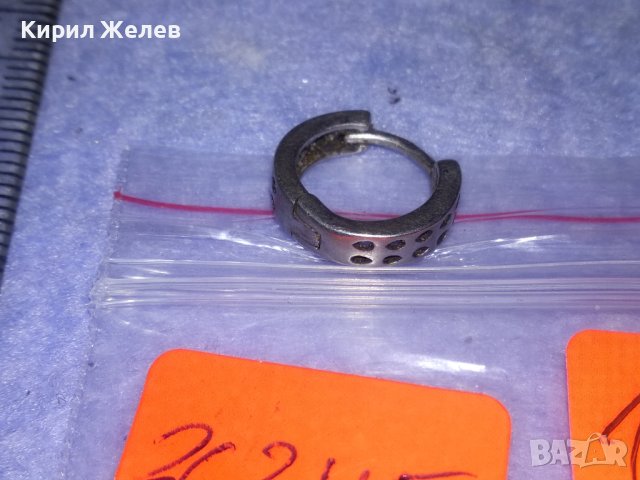 СТАРА СРЕБЪРНА РЕТРО - АРТ СРЕБЪРНА ОБЕЦА СРЕБРО 925 АЖУРНА РЪЧНА МАЙСТОРСКА ИЗРАБОТКА 26345, снимка 3 - Обеци - 40758704