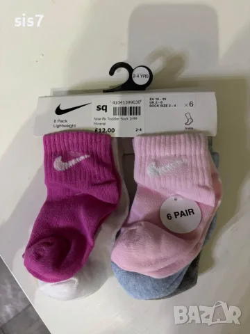 Nike 6 чифта детски чорапи, снимка 2 - Чорапи - 56433676