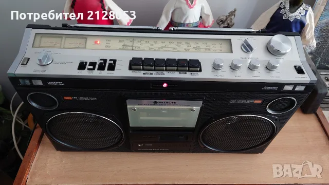 Hitachi TRK-8080E -Профилактиран , снимка 4 - Радиокасетофони, транзистори - 55873504