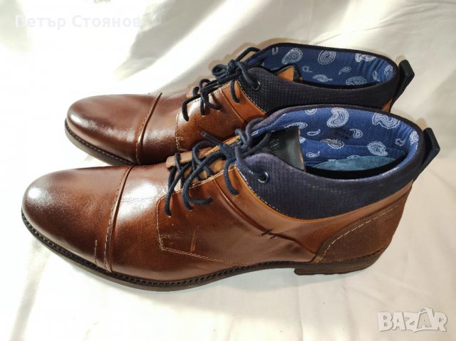 Много елегантни мъжки кларкове от естествена кожа Oliver Jacob №46, снимка 4 - Мъжки боти - 36762285