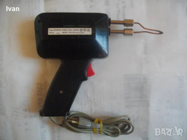 ОРИГИНАЛЕН WELLER НЕМСКИ ЕЛЕКТРИЧЕСКИ ИНДУКЦИОНЕН ПОЯЛНИК СТАРО КАЧЕСТВО 100 ВАТА БАКЕЛИТ КОРПУС , снимка 16 - Поялници и запояване - 48562850