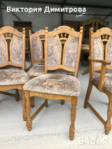Комплект от 6 трапезни стола , снимка 3 - Столове - 52879021