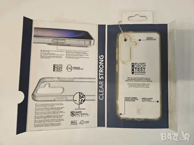 Силиконов гръб Cellularline Clear Protect - Galaxy S24, снимка 3 - Калъфи, кейсове - 56549335