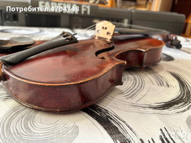 Стара цигулка , снимка 5 - Струнни инструменти - 54005221