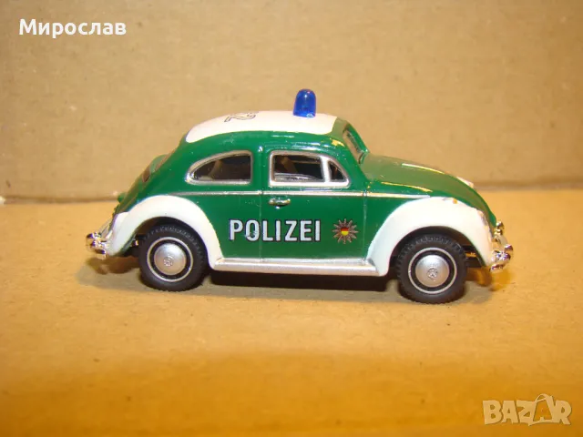 1:72 HONGWELL VW BEETLE POLICE ПОЛИЦИЯ КОЛИЧКА МОДЕЛ, снимка 3 - Колекции - 48633209