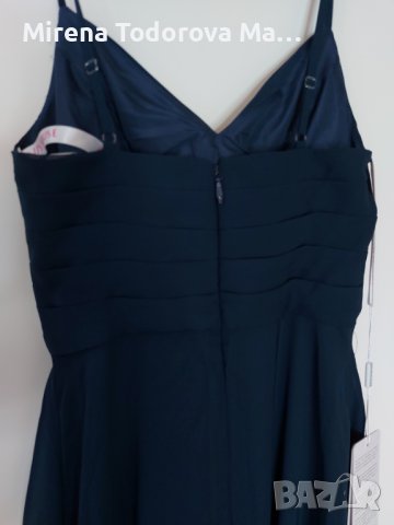 Абитуриентска рокля. Рокля без ръкави с V-образно деколте. EU36 S,XS-100лв., снимка 5 - Рокли - 36683495