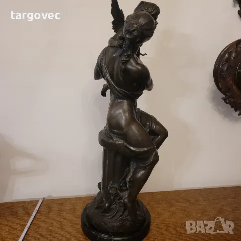 уникална бронзова фигура статуетка статуя, снимка 5 - Антикварни и старинни предмети - 49236517