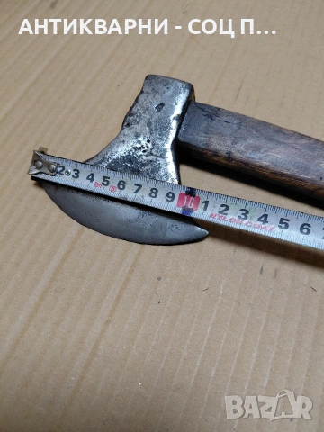 Стара Ръчно Кована Брадва Викинг 0.630кг. НОМЕР 747., снимка 14 - Антикварни и старинни предмети - 54175990