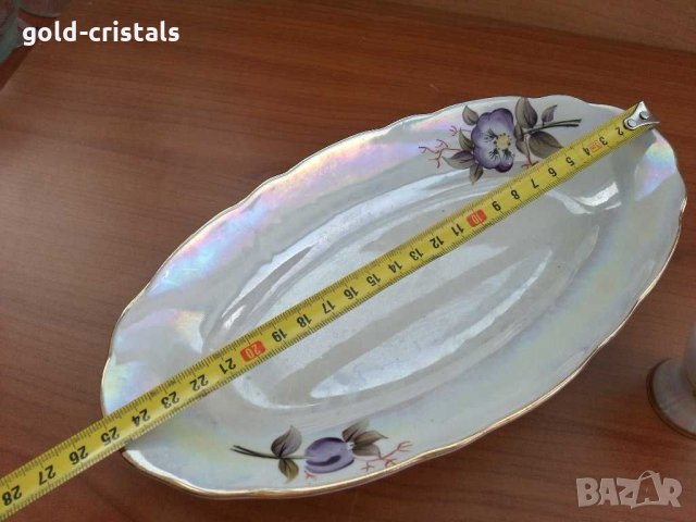 руски порцелан ръчно рисуван, снимка 6 - Антикварни и старинни предмети - 29426185