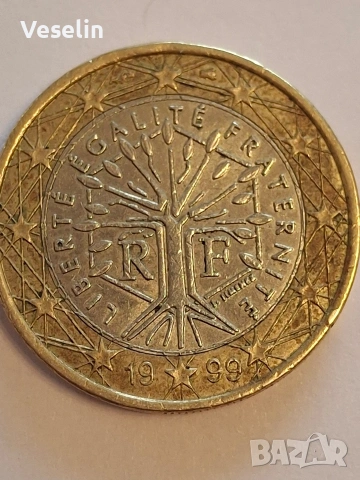 1 и 2 Евро- Франция, снимка 2 - Нумизматика и бонистика - 54069883