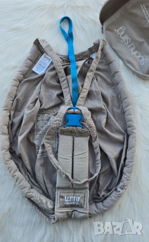 Бебешки слинг с 5 позиции за носене 0-24 месеца, снимка 3 - Кенгура и ранички - 52093219