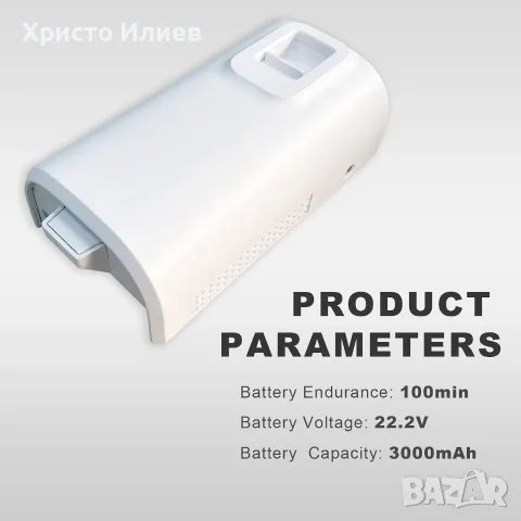 Резервна батерия за прахосмукачка LEVOIT LVAC-200, снимка 3 - Прахосмукачки - 55722787
