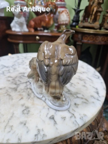 Стара много рядка антикварна немска порцеланова фигура Fraureuth , снимка 5 - Други ценни предмети - 51126362